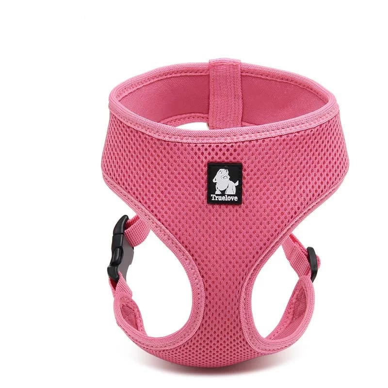 Harnais Gilet Pour Petit Chien Rose – Truelove