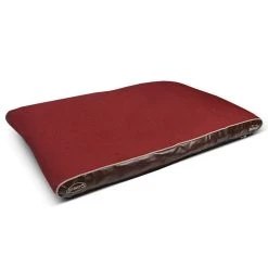 Coussin XXL à Mémoire De Forme Rouge Pour Chien – 120x75x8 Cm