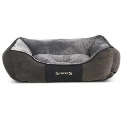Panier XXL Gris Lavable Et Confortable Pour Chien – 90×70 Cm