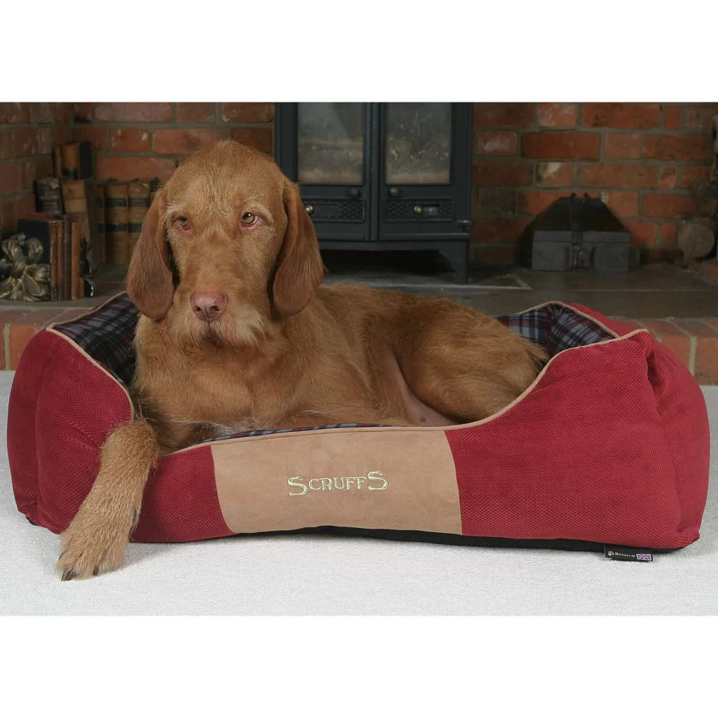 Panier Lavable Rouge Pour Chien – 75x60x20 Cm – Image 5
