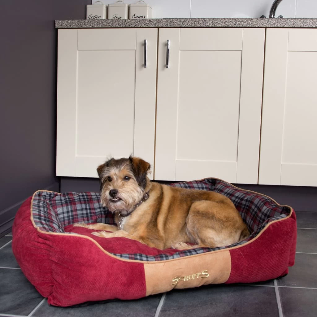 Panier Lavable Rouge Pour Chien – 75x60x20 Cm – Image 9