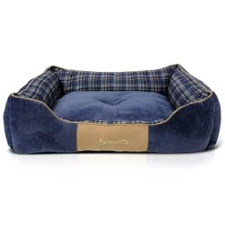 Panier Lavable Bleu Pour Chien – 90x70x20 Cm
