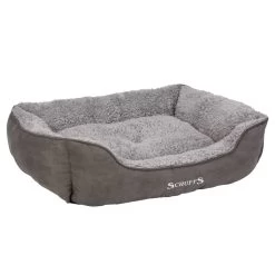 Panier Tout Doux Gris Pour Chien – 75x60x20 Cm