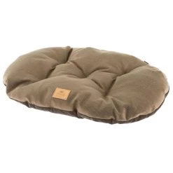 Coussin Ovale Marron Double Face Pour Chien – 65x42x20 Cm