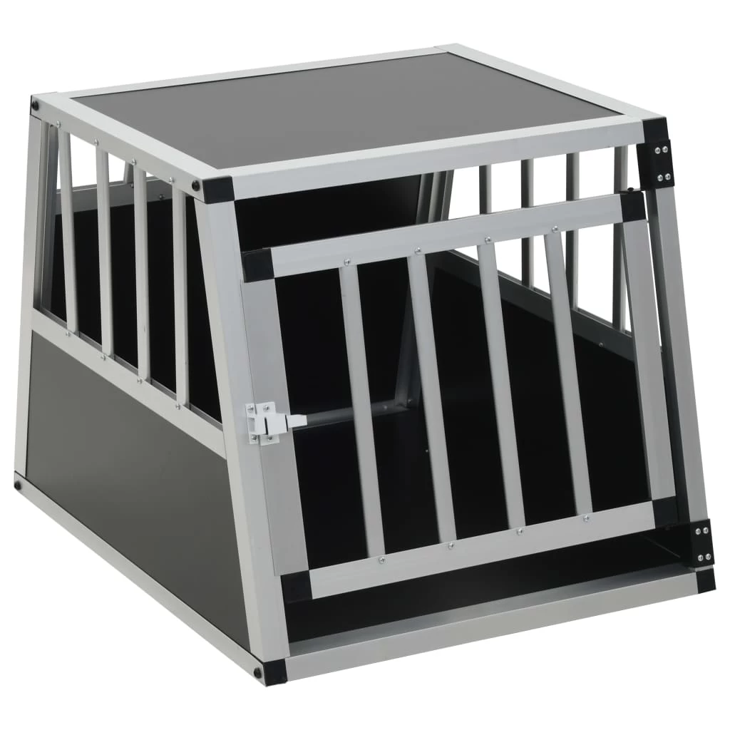 Cage De Transport En Aluminium Pour Chien – 54x69x50 Cm – Image 2