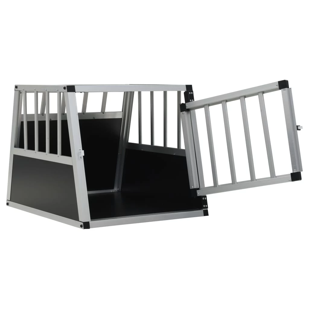 Cage De Transport En Aluminium Pour Chien – 54x69x50 Cm – Image 6