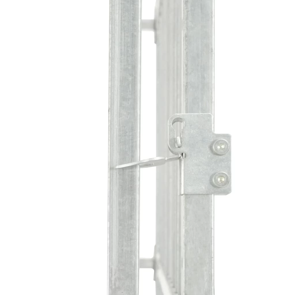 Chenil D’extérieur En Acier Galvanisé Pour Chien – Panneaux à Barreaux – 100x100x100 Cm – 1m² – Image 4