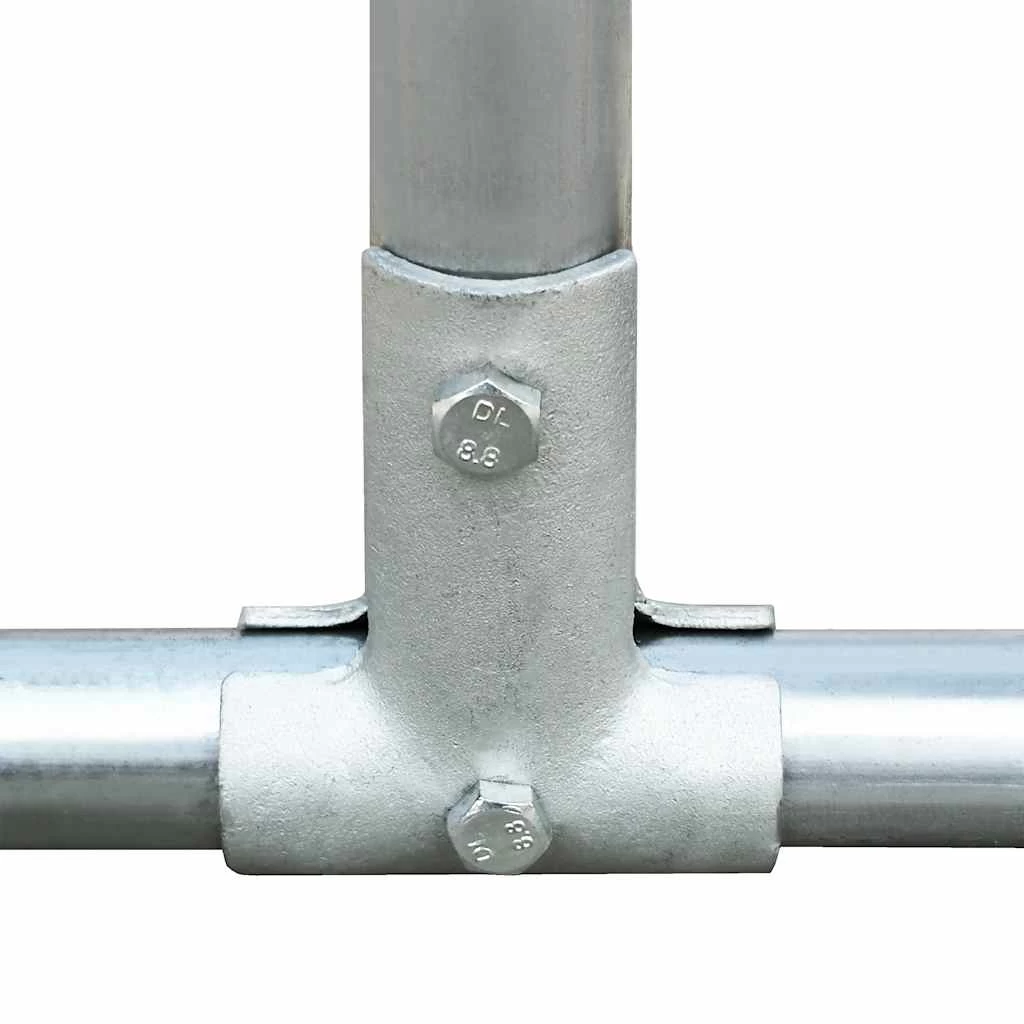 Chenil D’extérieur En Acier Galvanisé Pour Chien – Panneaux à Mailles – 382x192x185 Cm – 7m² – Image 4