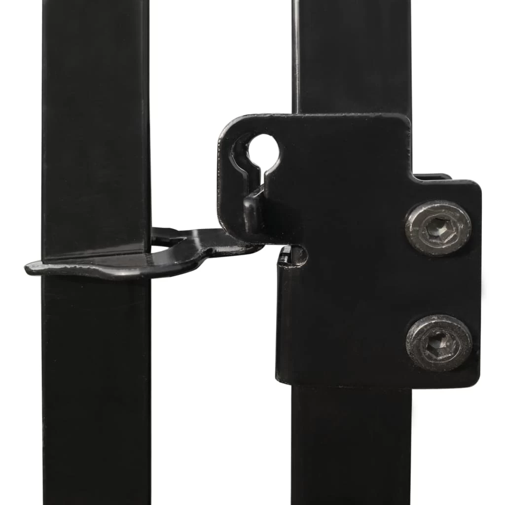 Chenil D’extérieur En Acier Noir Pour Chien – Panneaux à Barreaux – 300x300x185 Cm – 9m² – Image 4