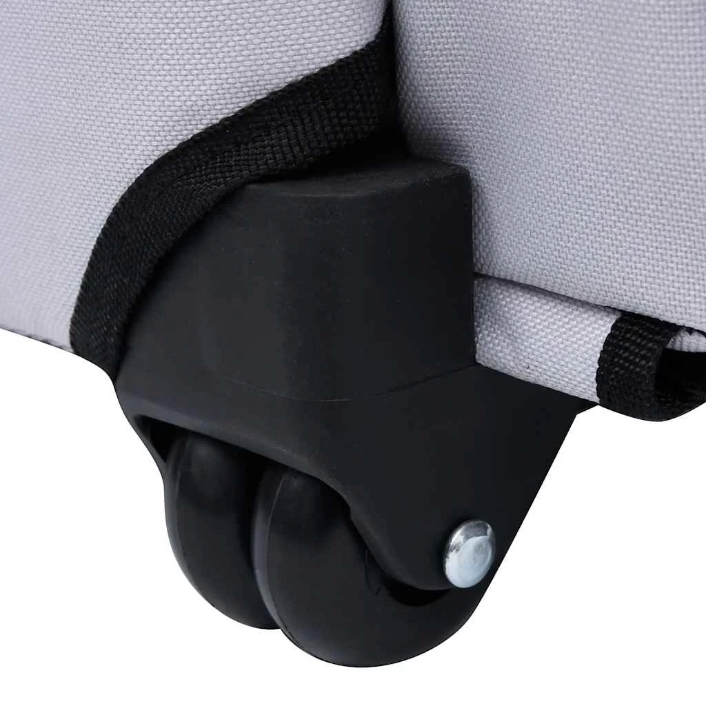 Trolley Pliable Pour Chien Gris à Roulettes – Jusqu’à 12 Kg – 2 En 1 – Image 7