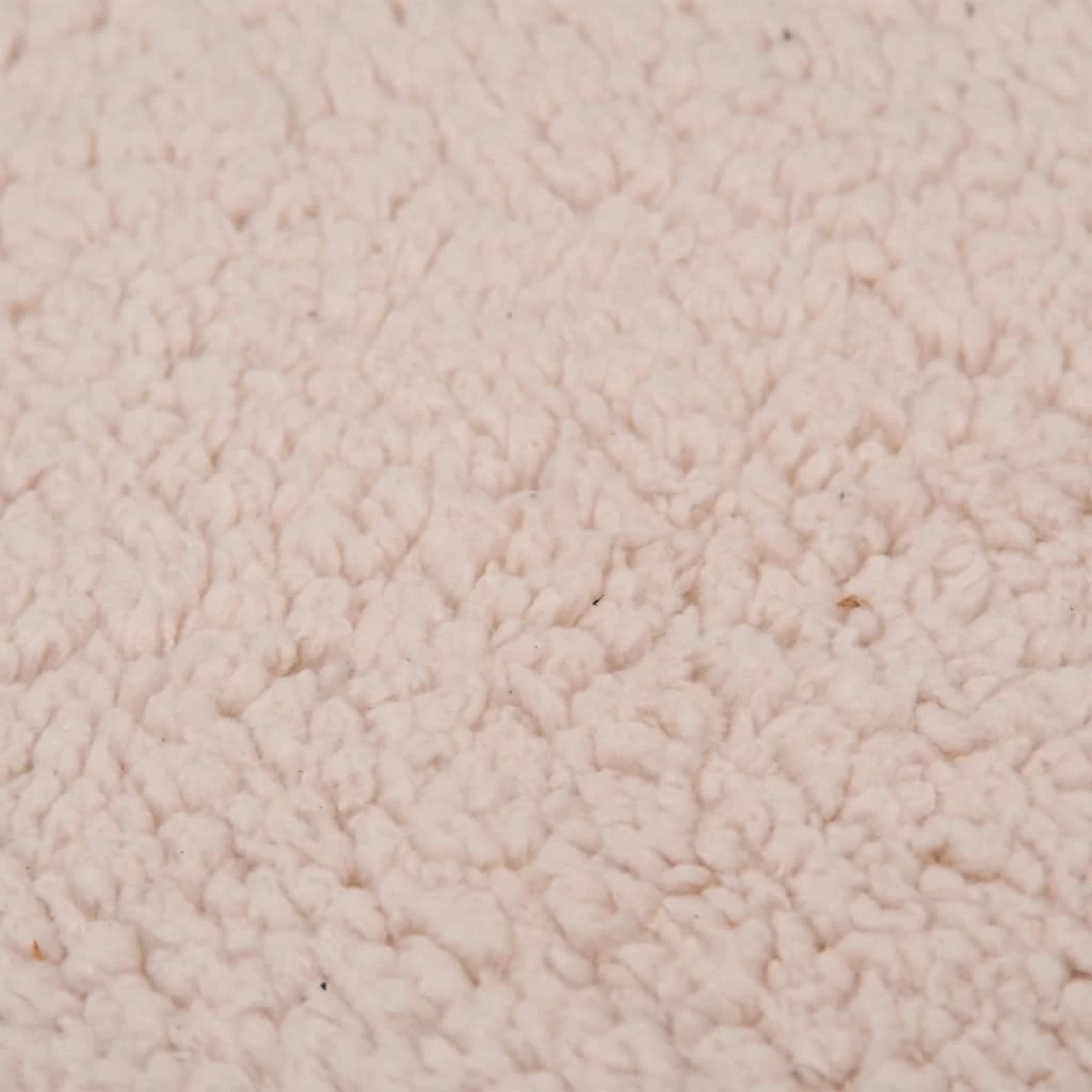 Panier Ergonomique Gris Foncé En Lin Et Polaire Pour Chien – 60×42 Cm – Image 6