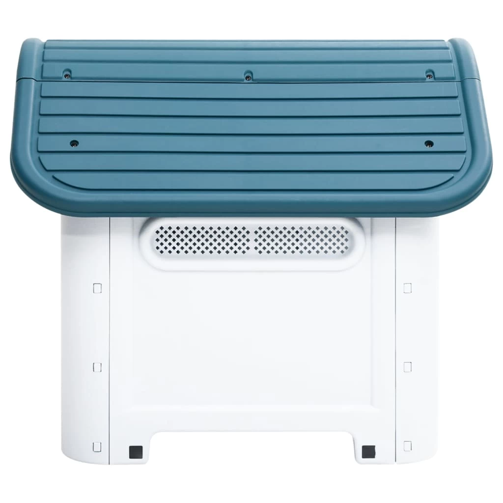 Niche En Plastique Bleu Pour Chien – 59x75x66 Cm – Image 3