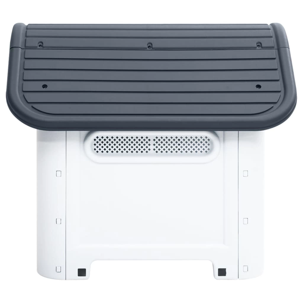 Niche En Plastique Gris Pour Chien – 59x75x66 Cm – Image 3