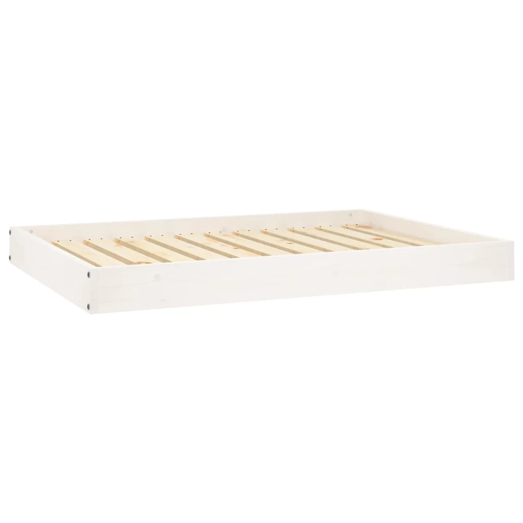 Lit En Bois De Pin Blanc Pour Grand Chien – 101,5x74x9 Cm – Image 2