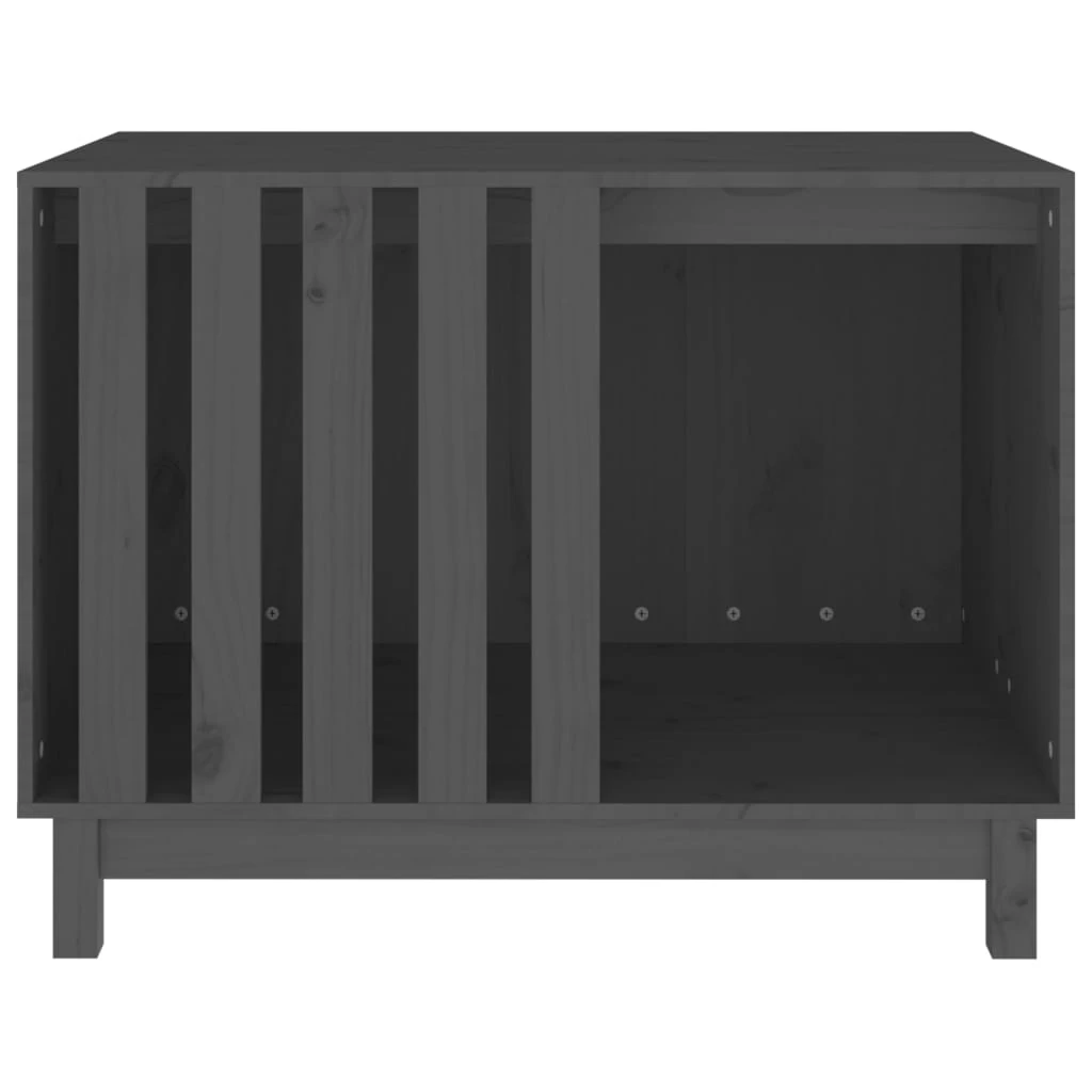 Niche D’intérieur En Bois Gris Pour Chien – 90x60x67 Cm – Image 5
