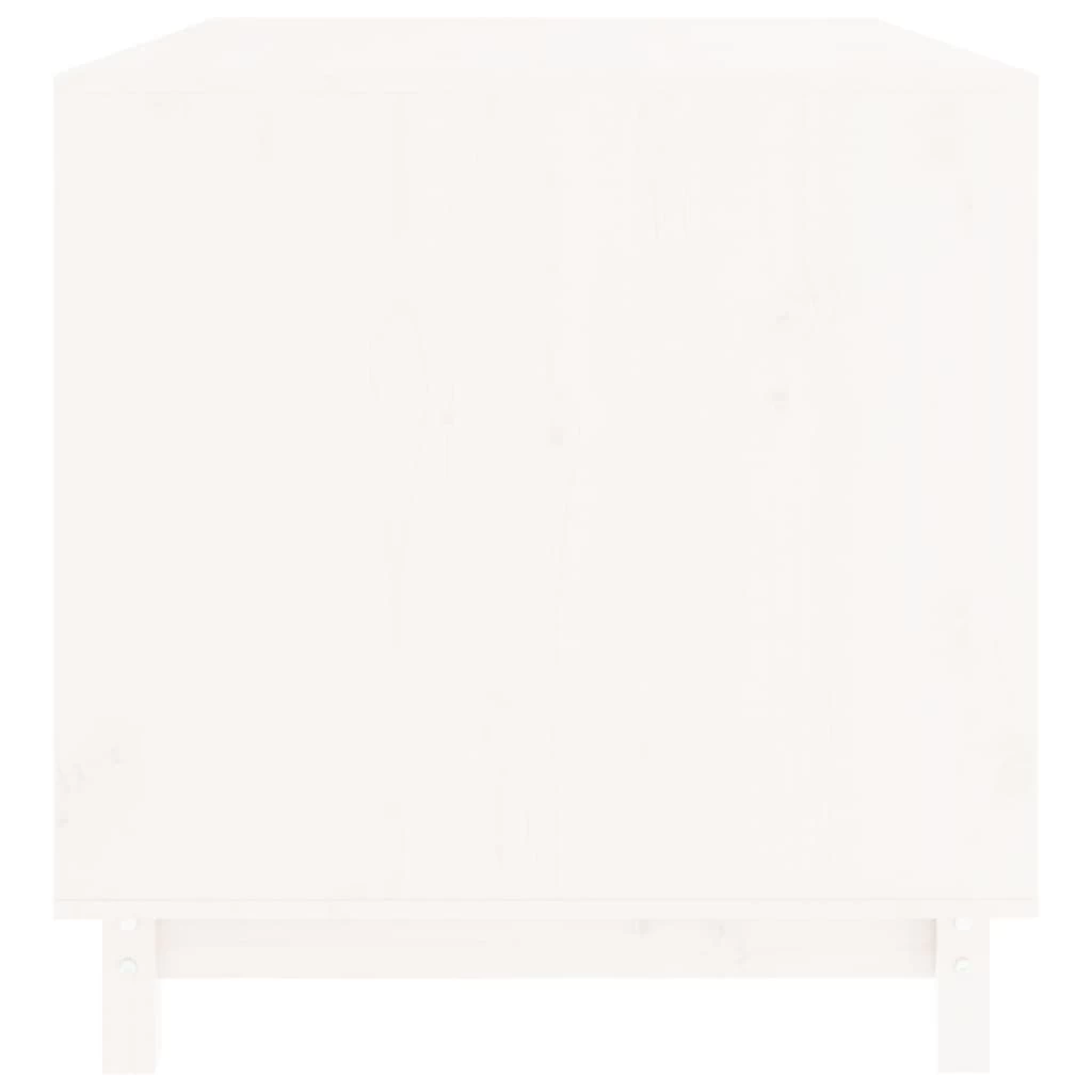 Niche D’intérieur En Bois Blanc Pour Grand Chien – 100x70x72 Cm – Image 6