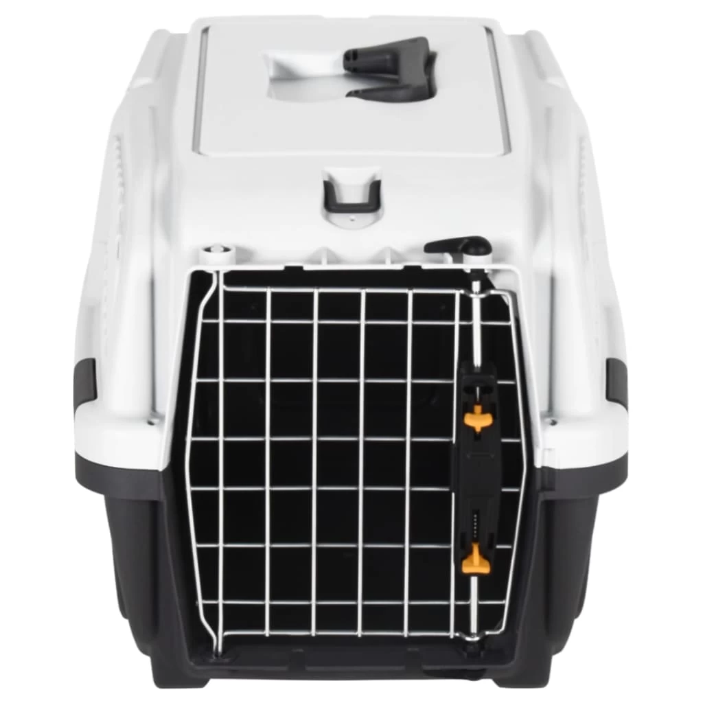 Cage De Transport En Plastique Noir Et Porte En Métal Pour Chien – 48×31,5×31 Cm – Image 4
