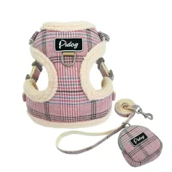 Harnais Veste Confortable Pour Chihuahua Style Anglais Rose