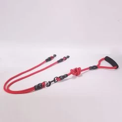 Laisse Double Pour Chien Détachable Rouge