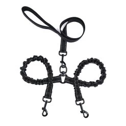Laisse Double Pour Chien En Nylon